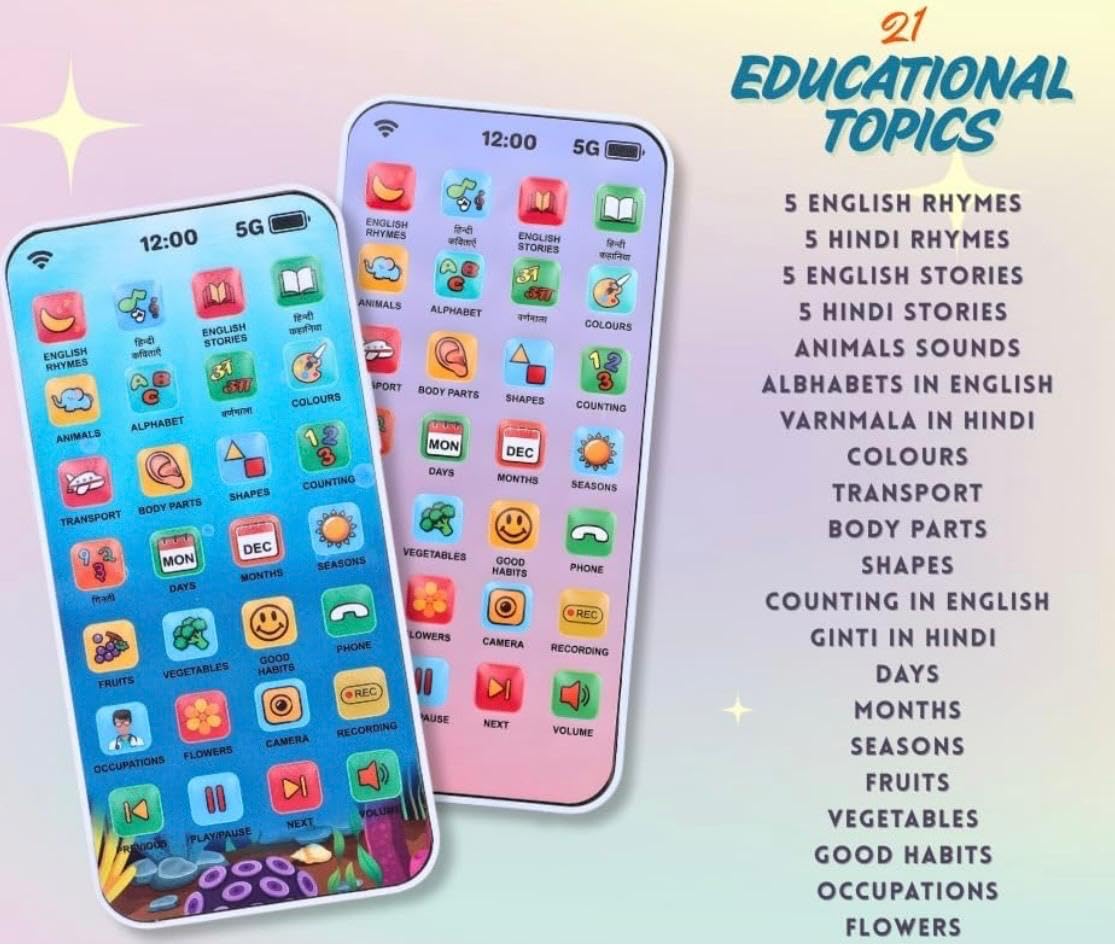 Kids Educational Phone Toy – Screen-Free Learning Phone